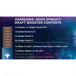 Magic: The Gathering MTG: Kamigawa - Neon Dynasty Draft Booster X36 Tabletop 7 Magic: The Gathering MTG: Kamigawa - Neon Dynasty Draft Booster X36 Tabletop
