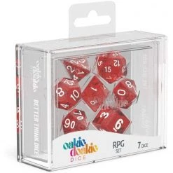 Oakie Doakie Dice Oakie Doakie - Speckled Red RPG Dice Set 5 Oakie Doakie Dice Oakie Doakie - Speckled Red RPG Dice Set