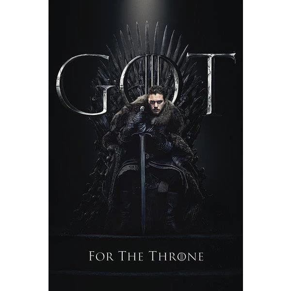 Game Of Thrones GoT- Jon Snow For The Throne Poster G2 4 Game Of Thrones GoT- Jon Snow For The Throne Poster G2