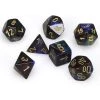 Chessex Lustrous Shadow/Gold Poly 7 Tabletop 1 Chessex Lustrous Shadow/Gold Poly 7 Tabletop