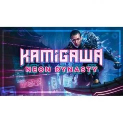 Magic: The Gathering MTG: Kamigawa Neon Dynasty Theme Booster - Green Tabletop 7 Magic: The Gathering MTG: Kamigawa Neon Dynasty Theme Booster - Green Tabletop