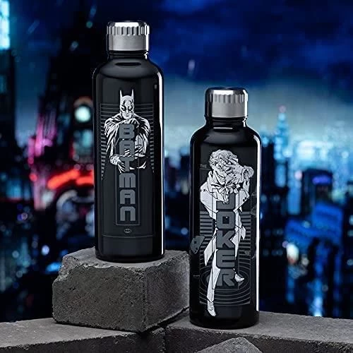 Film & TV Batman & Joker Metal Water Bottle 4 Film & TV Batman & Joker Metal Water Bottle