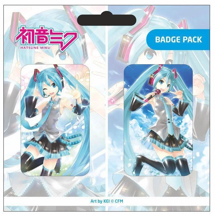 Vocaloid Hatsune Miku Pin Badge Set A Home & Gifts 4 Vocaloid Hatsune Miku Pin Badge Set A Home & Gifts