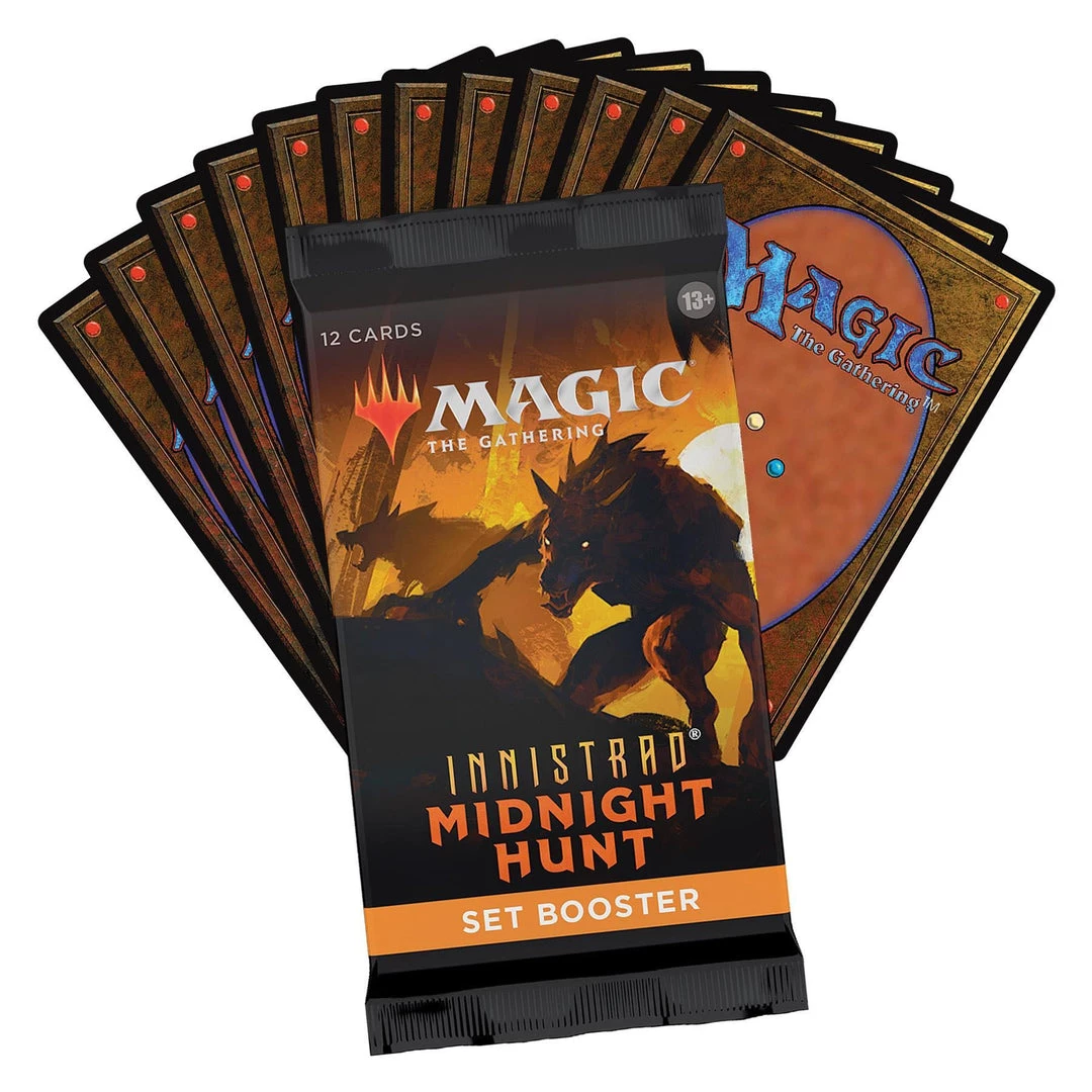 Magic: The Gathering MTG: Innistrad - Midnight Hunt Set Booster X1 Tabletop 4 Magic: The Gathering MTG: Innistrad - Midnight Hunt Set Booster X1 Tabletop