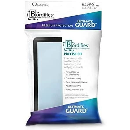 Ultimate Guard Tabletop Bordifies Precise Sleeves 100 - Standard 4 Ultimate Guard Tabletop Bordifies Precise Sleeves 100 - Standard