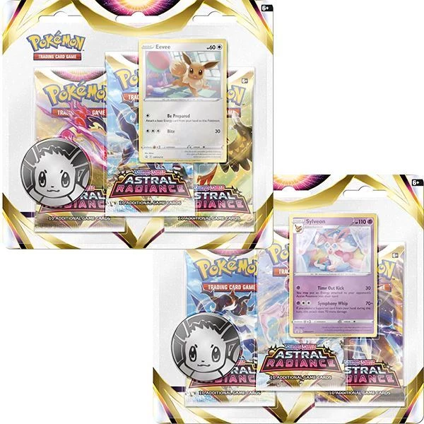 Anime & Manga Pokemon TCG: Astral Radiance 3 Pack Booster Display - Eevee & Sylveon 4 Anime & Manga Pokemon TCG: Astral Radiance 3 Pack Booster Display - Eevee & Sylveon