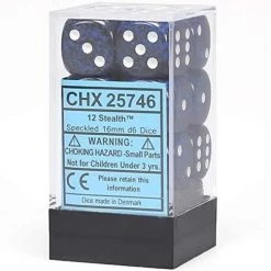 Chessex Speckled Stealth Dice Set