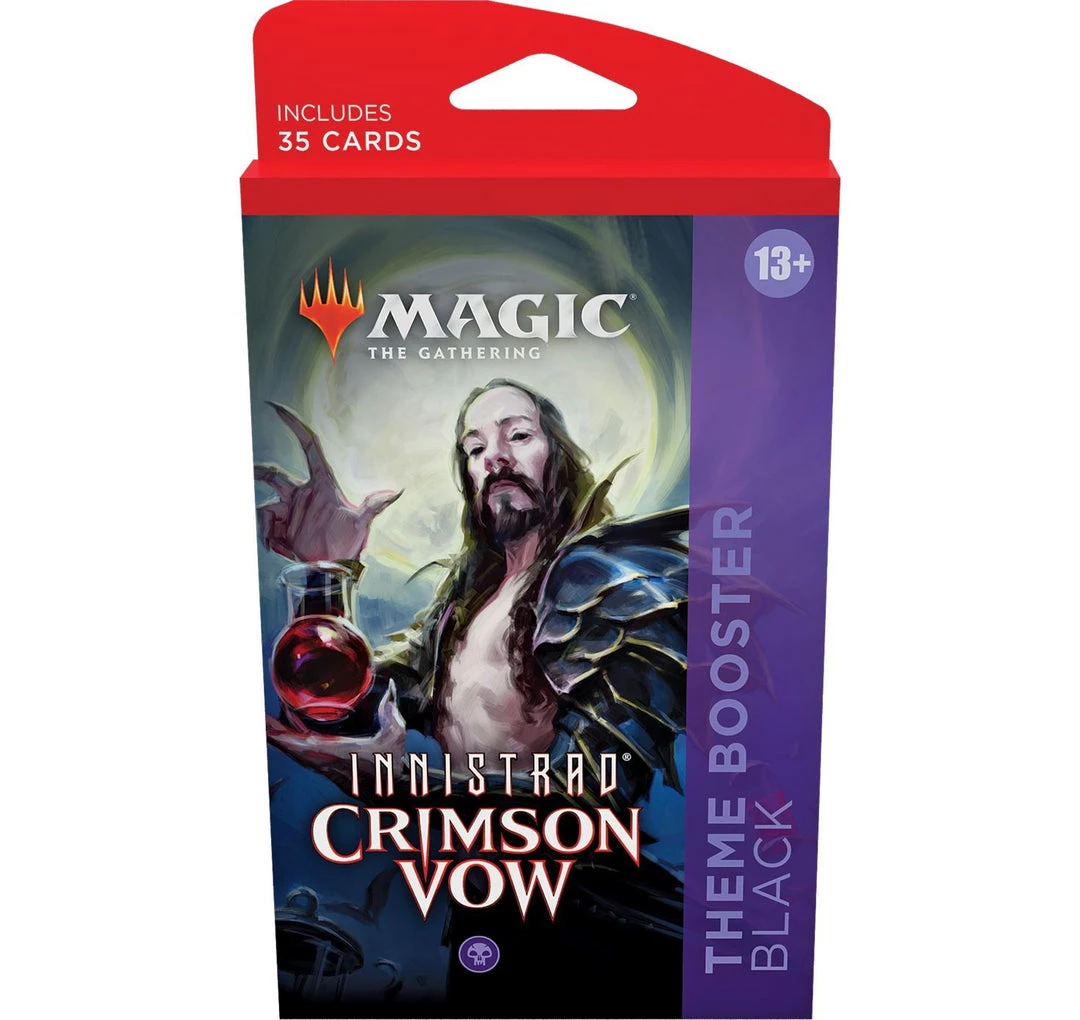 Magic: The Gathering MTG: Innistrad - Crimson Vow Theme Booster - Black Tabletop 4 Magic: The Gathering MTG: Innistrad - Crimson Vow Theme Booster - Black Tabletop