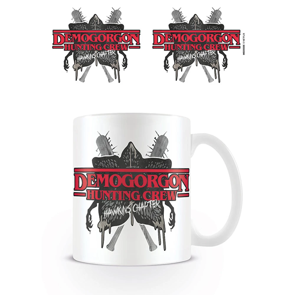 Stranger Things 'Demogorgon Hunting Crew' Mug Film & TV 3 Stranger Things 'Demogorgon Hunting Crew' Mug Film & TV