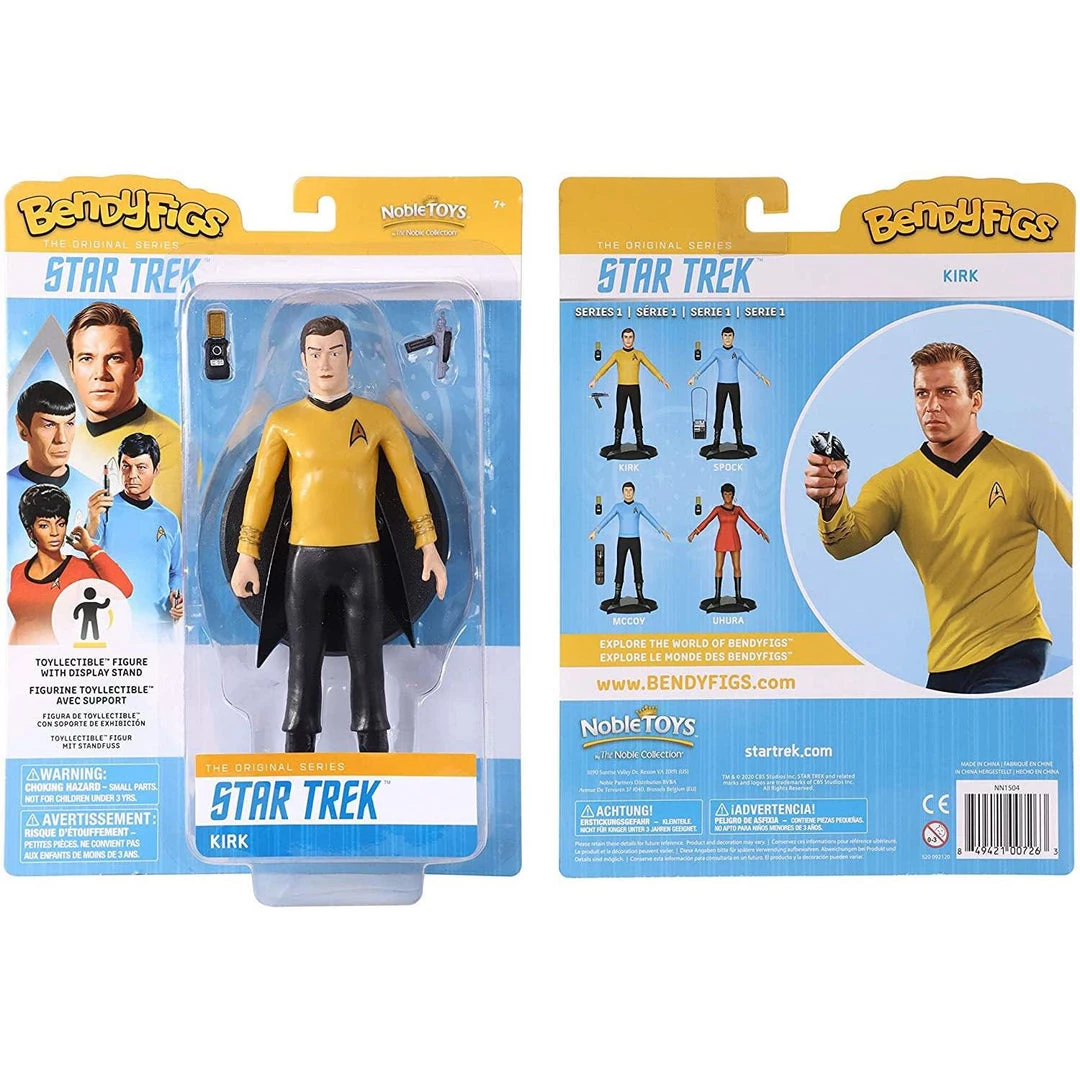 Star Trek Kirk Bendyfig Toys & Figures 6 Star Trek Kirk Bendyfig Toys & Figures