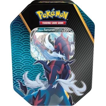 Pokemon TCG: Divergent Powers Tin - Hisuian Samurott 3 Pokemon TCG: Divergent Powers Tin - Hisuian Samurott