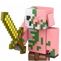 Minecraft Zombified Piglin With Build-A-Portal Figurine
