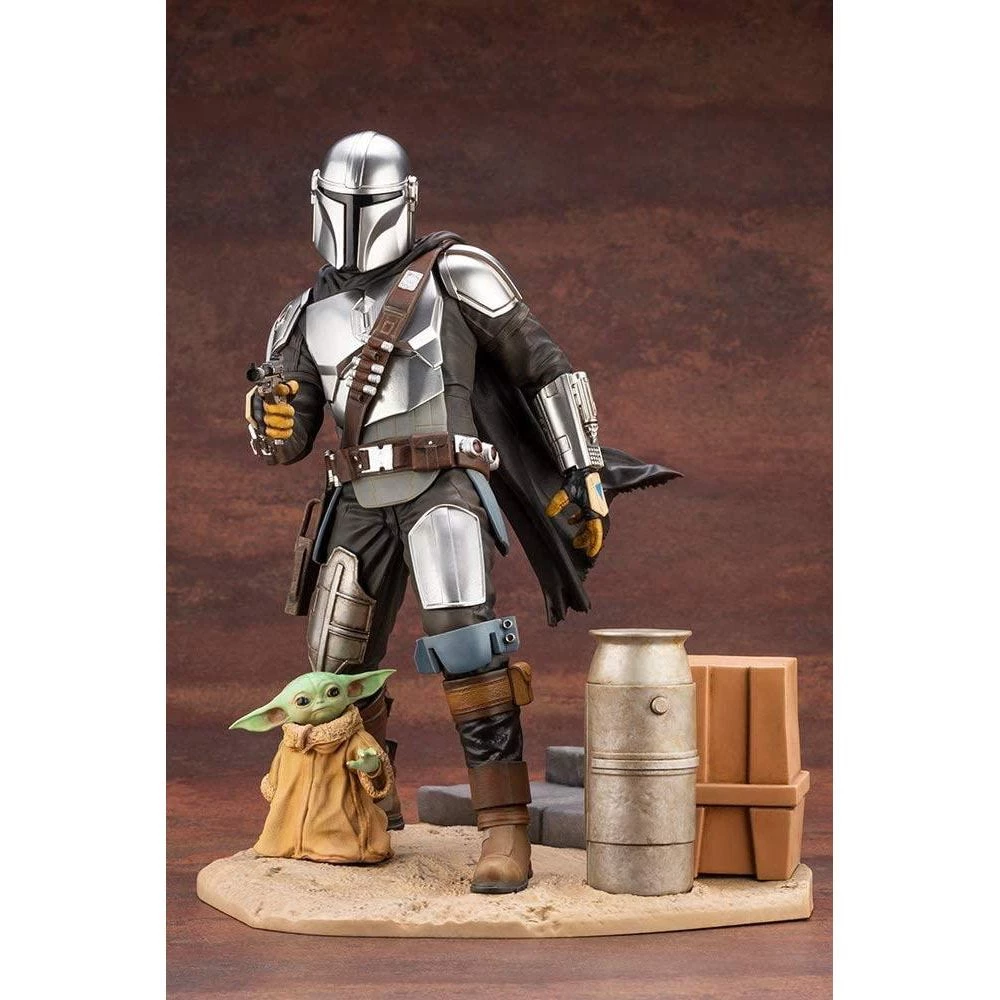 Star Wars- Kotobukiya The Mandalorian & The Child Grogu ArtFX Statue Standard 3 Star Wars- Kotobukiya The Mandalorian & The Child Grogu ArtFX Statue Standard