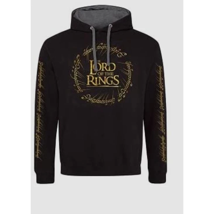 Geek-Aboo The Lord Of The Rings - Gold Foil Logo Pullover 3 Geek-Aboo The Lord Of The Rings - Gold Foil Logo Pullover