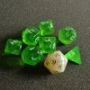 Sirius Dice Polyhedral Set Translucent Green 1 Sirius Dice Polyhedral Set Translucent Green