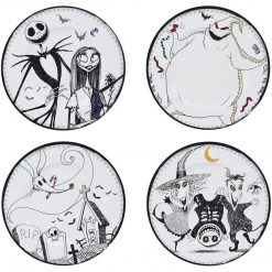 Disney Film & TV The Nightmare Before Christmas Set Of 4 Plates