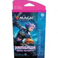 Magic: The Gathering MTG: Kamigawa Neon Dynasty Theme Booster - Blue Tabletop 7 Magic: The Gathering MTG: Kamigawa Neon Dynasty Theme Booster - Blue Tabletop