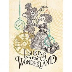 Alice In Wonderland Looking For Wonderland Canvas