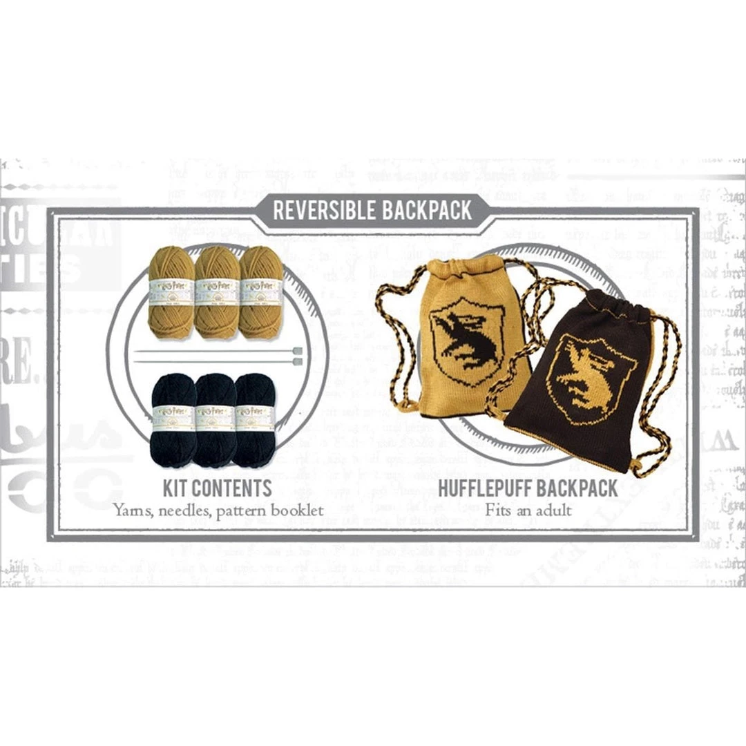 Harry Potter - Hufflepuff Bag Knitting Kit Film & TV 5 Harry Potter - Hufflepuff Bag Knitting Kit Film & TV
