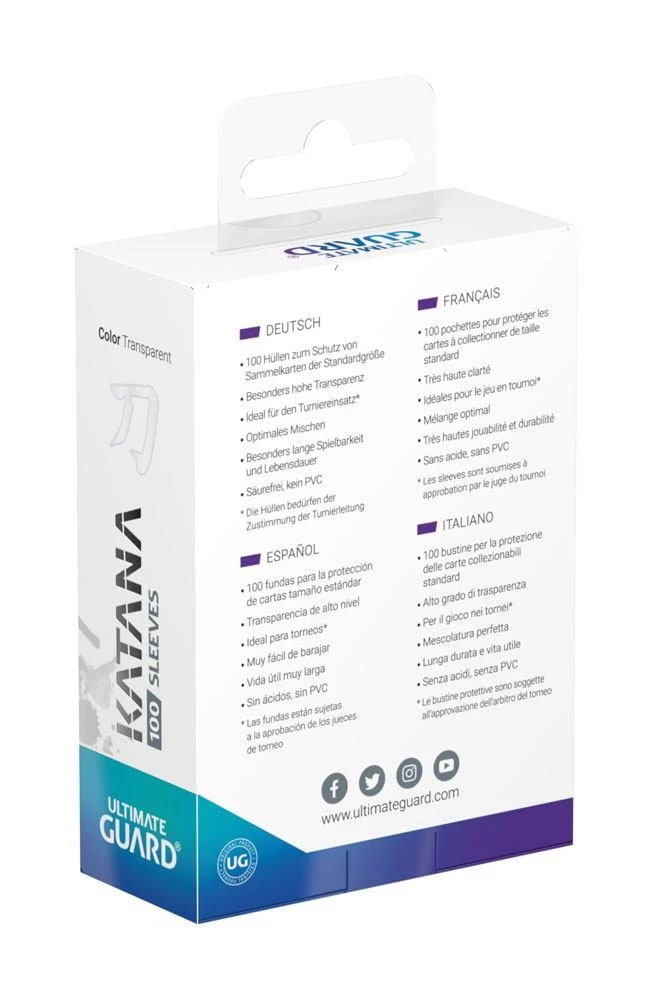 Ultimate Guard Tabletop KATANA Std. White (100) 5 Ultimate Guard Tabletop KATANA Std. White (100)