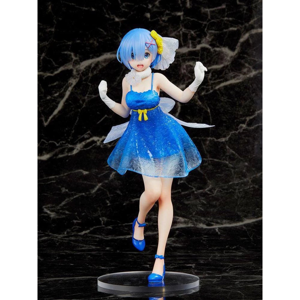 Re:Zero Rem (Clear Dress) 23cm PVC Statue Toys & Figures 3 Re:Zero Rem (Clear Dress) 23cm PVC Statue Toys & Figures