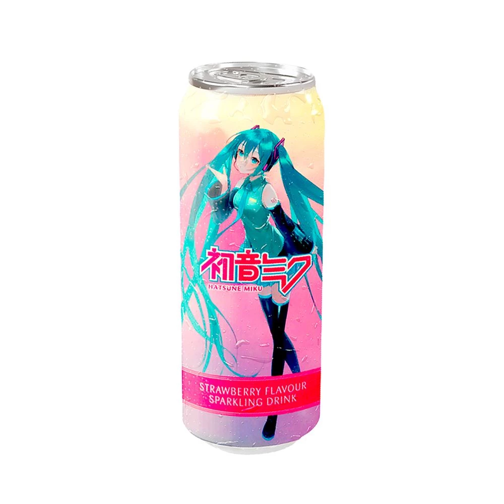 Vocaloid Snacks & Drinks Hatsune Miku Sparkling Strawberry Soda 3 Vocaloid Snacks & Drinks Hatsune Miku Sparkling Strawberry Soda