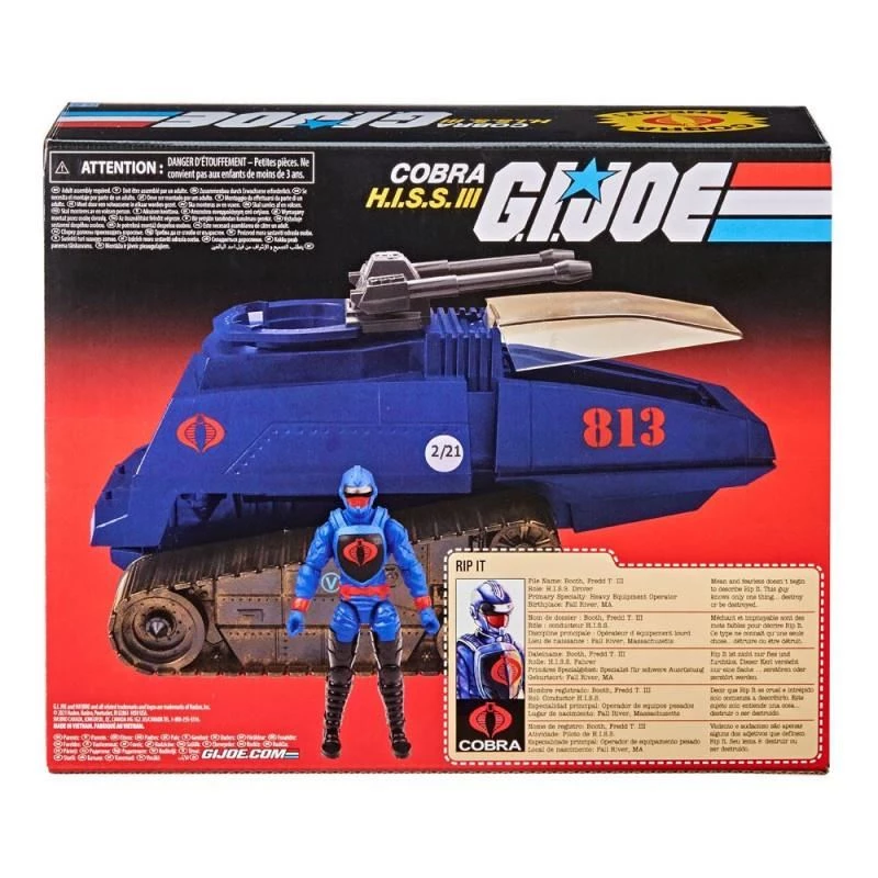 G.I. Joe - H.I.S.S. III Vehicle & Rip It Action Figure Toys & Figures 5 G.I. Joe - H.I.S.S. III Vehicle & Rip It Action Figure Toys & Figures