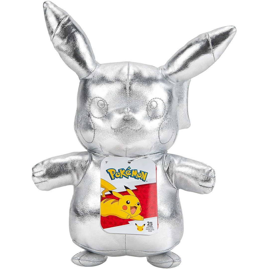 Pokemon Toys & Figures Pikachu 8" Silver Plush 3 Pokemon Toys & Figures Pikachu 8" Silver Plush