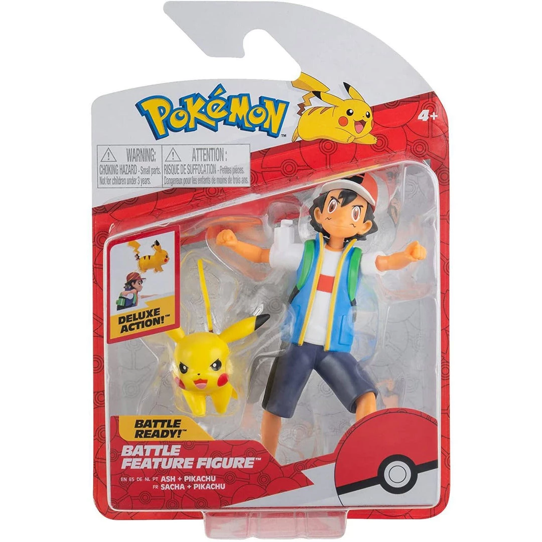 Pokemon Toys & Figures Ash & Pikachu Battle Figurine 5 Pokemon Toys & Figures Ash & Pikachu Battle Figurine
