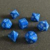 Chessex Speckled Polyhedral Water 7 Die Set 2 Chessex Speckled Polyhedral Water 7 Die Set