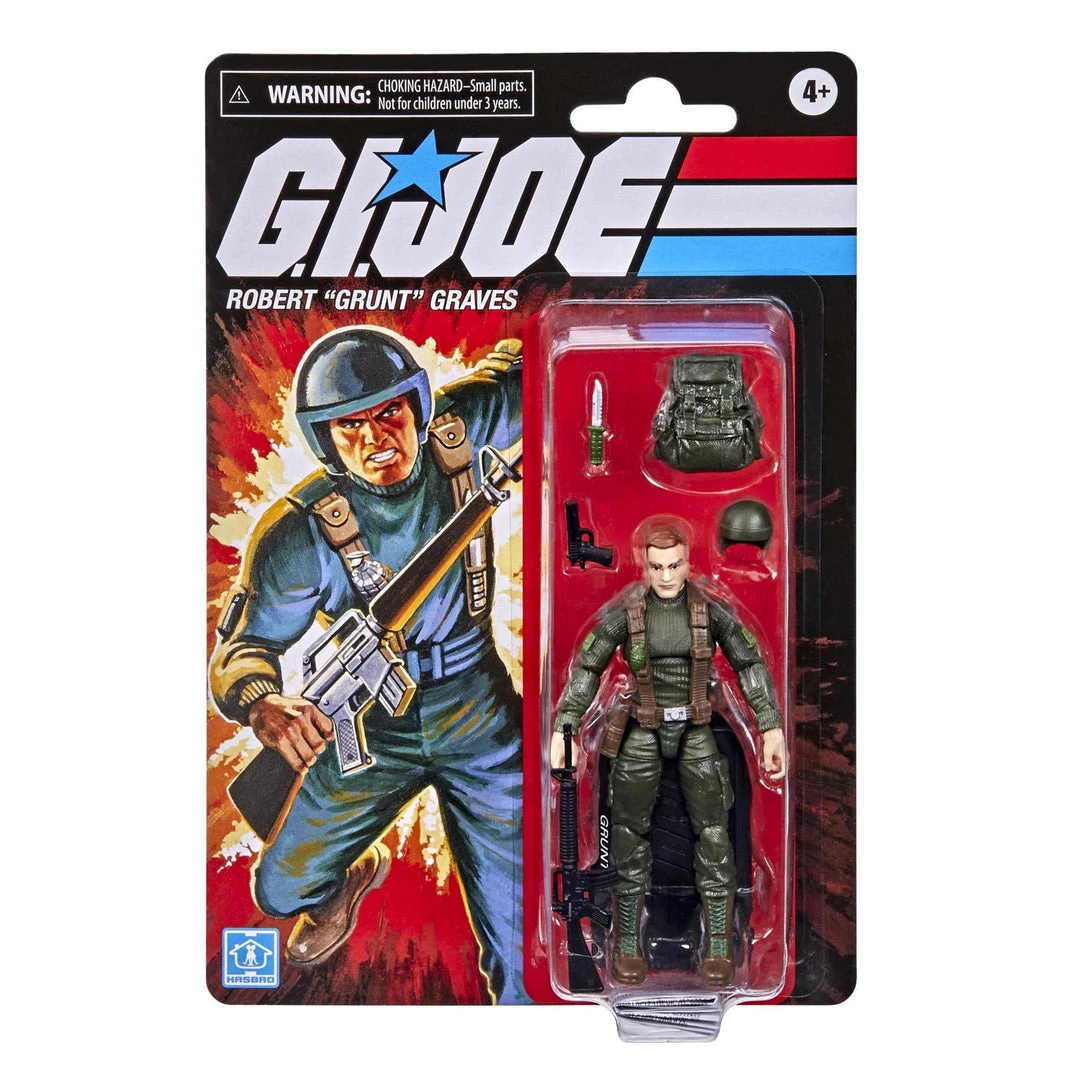 Toys & Figures G.I. Joe Robert "Grunt" Graves Retro Action Figure 3 Toys & Figures G.I. Joe Robert "Grunt" Graves Retro Action Figure