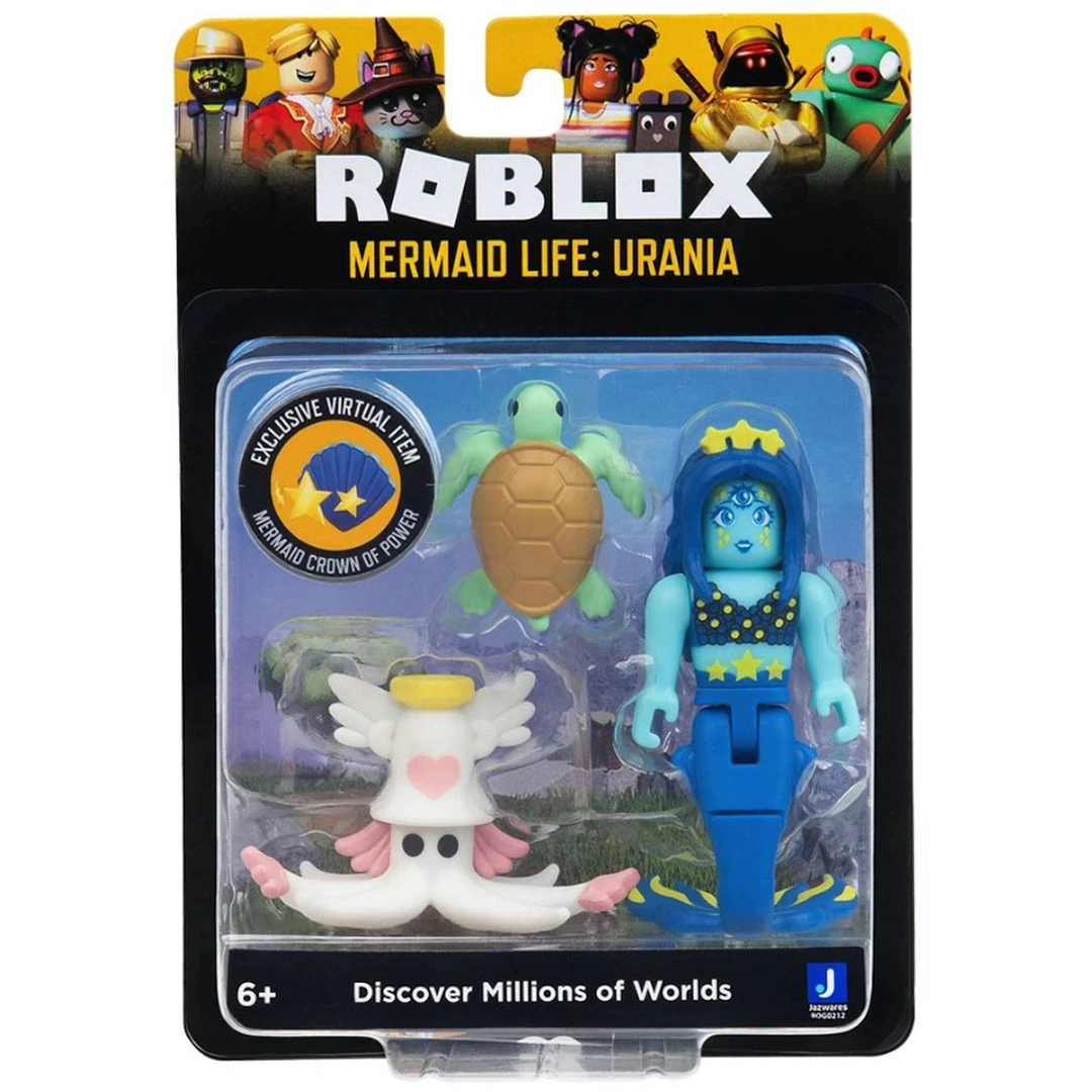 Roblox Gaming Action Figures Mermaid Life: Urania Figurine Set 3 Roblox Gaming Action Figures Mermaid Life: Urania Figurine Set