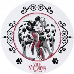 Film & TV Disney Villains Set Of 4 Plates 12 Film & TV Disney Villains Set Of 4 Plates