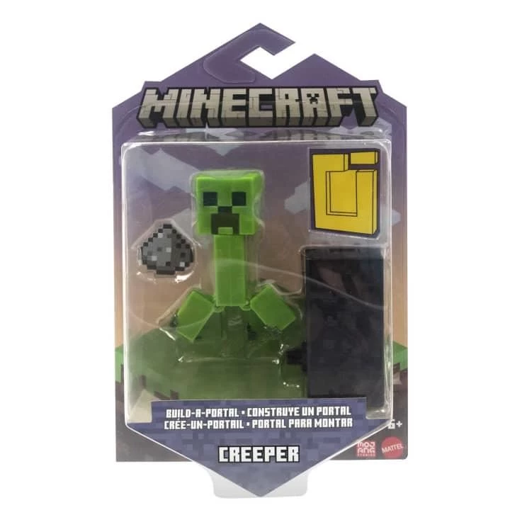 Minecraft Gaming Creeper With Build-A-Portal Figurine 4 Minecraft Gaming Creeper With Build-A-Portal Figurine