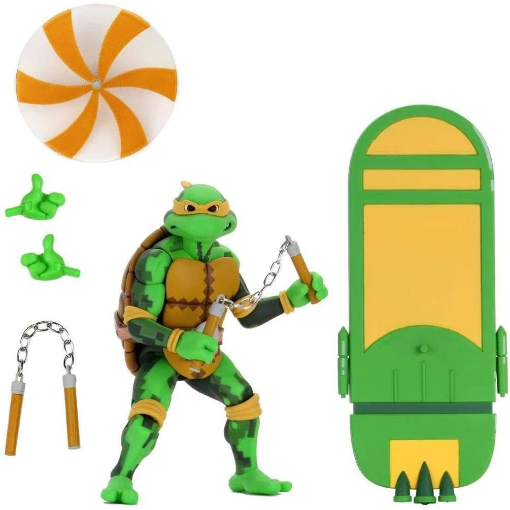 Teenage Mutant Ninja Turtles TMNT Michaelangelo Turtles In Time Action Figure Film & TV 4 Teenage Mutant Ninja Turtles TMNT Michaelangelo Turtles In Time Action Figure Film & TV