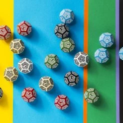 Q-Workshop D12 Beige & Black Hit Location Tabletop