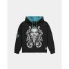 Assassin's Creed: Black Teddy Hood Face Logo Hoodie Gaming