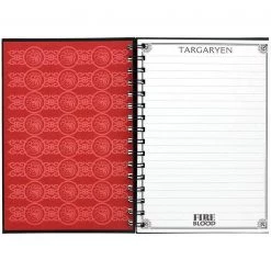 Game Of Thrones - Targaryen Fire And Blood A5 Notebook Film & TV 8 Game Of Thrones - Targaryen Fire And Blood A5 Notebook Film & TV