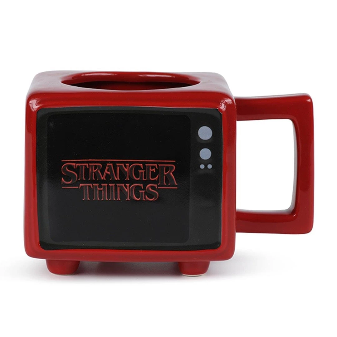 Stranger Things - Titles Retro TV Heat Changing Mug 3 Stranger Things - Titles Retro TV Heat Changing Mug