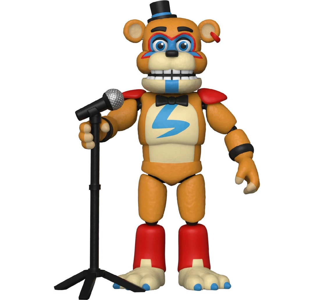 Five Nights At Freddy's Security Breach - Glamrock Freddy Gaming Action Figures 5 Five Nights At Freddy's Security Breach - Glamrock Freddy Gaming Action Figures