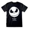 The Nightmare Before Christmas Jack Face T-Shirt