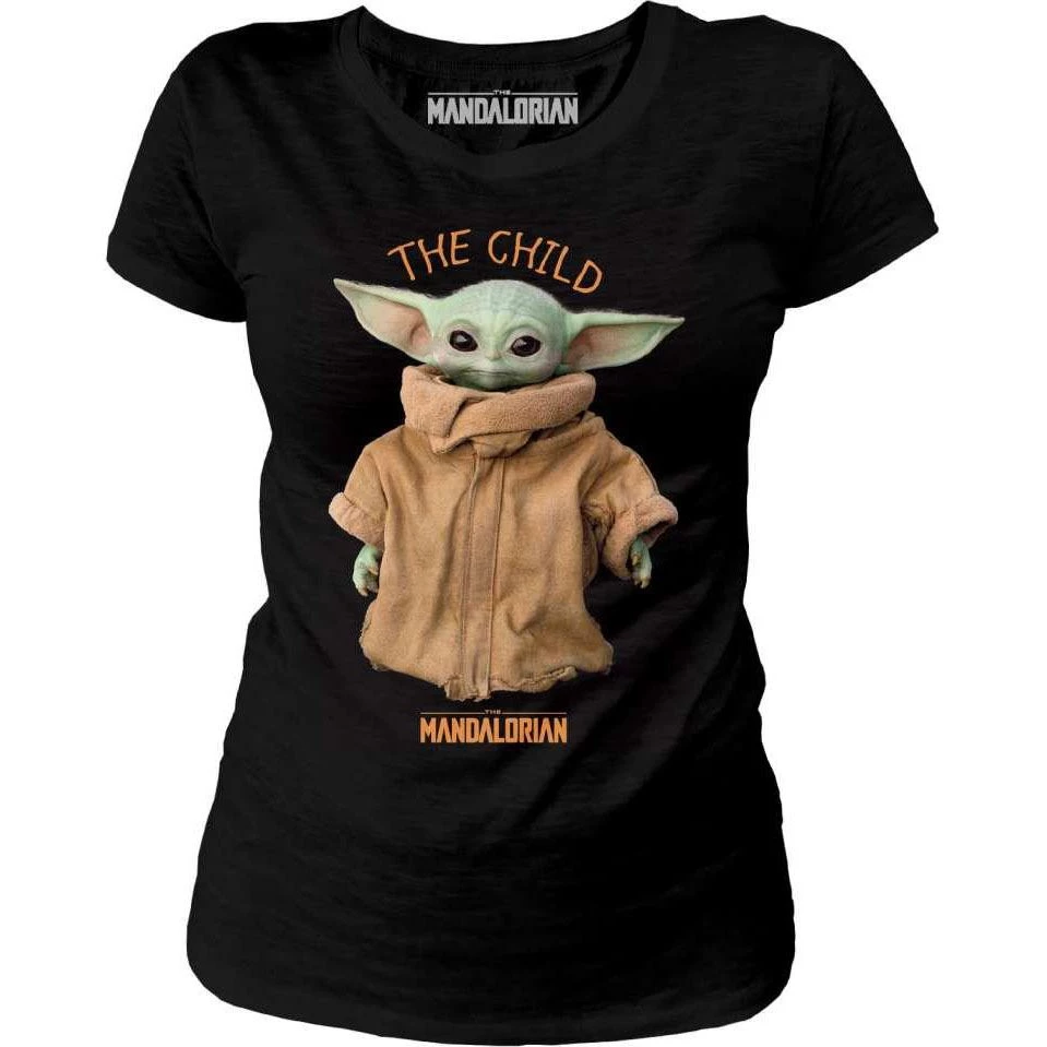 Star Wars The Mandalorian - Baby Yoda Plush Ladies T-Shirt 4 Star Wars The Mandalorian - Baby Yoda Plush Ladies T-Shirt