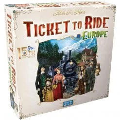 Ticket To Ride: Europe - 15th Anniversary Board Game Deluxe Edition 16 Ticket To Ride: Europe - 15th Anniversary Board Game Deluxe Edition
