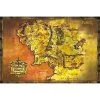 Lord Of The Rings LOTR Classic Map Film & TV 1 Lord Of The Rings LOTR Classic Map Film & TV