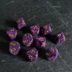 Chessex Tabletop Speckled D10 Hurricane Set