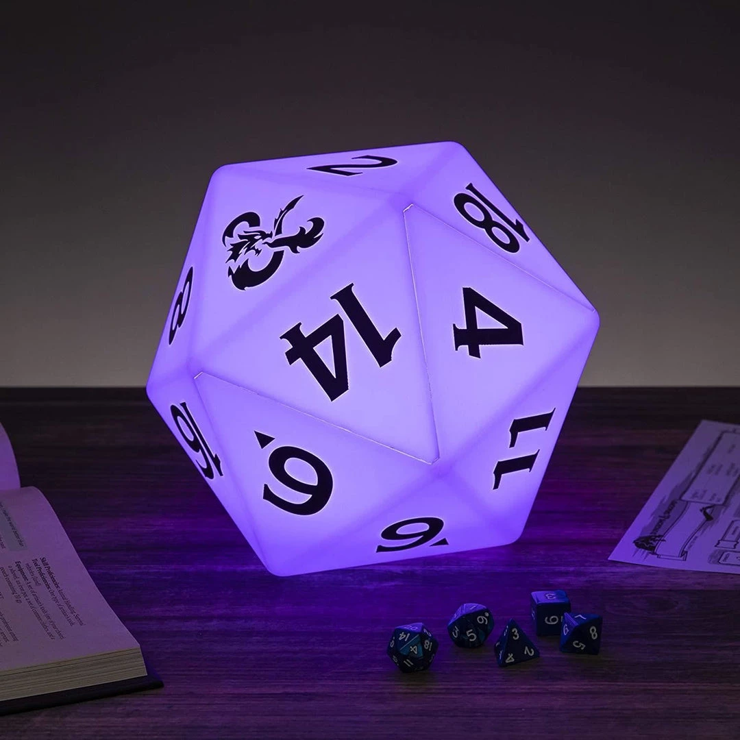 Dungeons & Dragons D&D Colour Changing D20 Light Tabletop 6 Dungeons & Dragons D&D Colour Changing D20 Light Tabletop