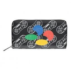 Nintendo SNES AOP Zip Around Wallet Gaming