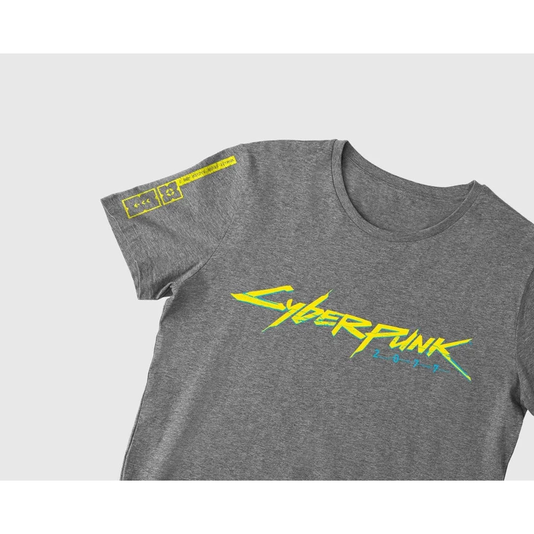 Geek-Aboo Cyberpunk 2077 Logo T-Shirt 3 Geek-Aboo Cyberpunk 2077 Logo T-Shirt