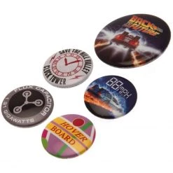 Back To The Future Film & TV BTTF (DELOREAN) BADGEPACK