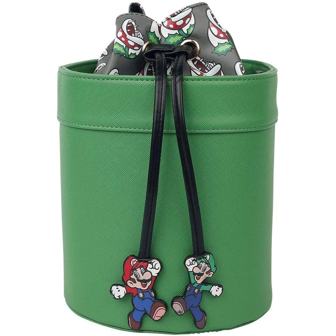 Gaming Super Mario - Pipe Shaped Drawstring Bag 6 Gaming Super Mario - Pipe Shaped Drawstring Bag